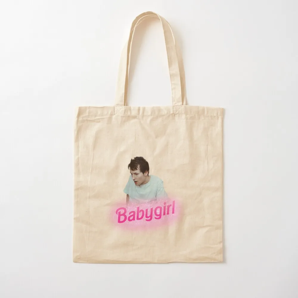 Сумка-тоут женская тканевая с высокой талией