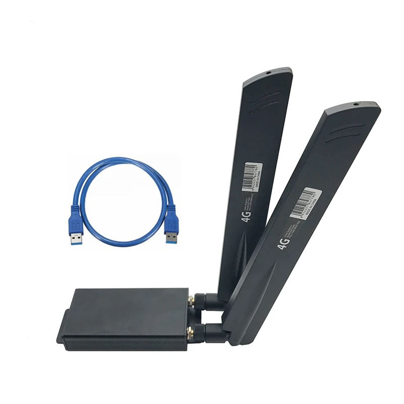 EM06-E M.2 USB Dongle adapter Board Housing Type-C USB 3.0 4G LTE Cat 6 Module + 4G Antenna