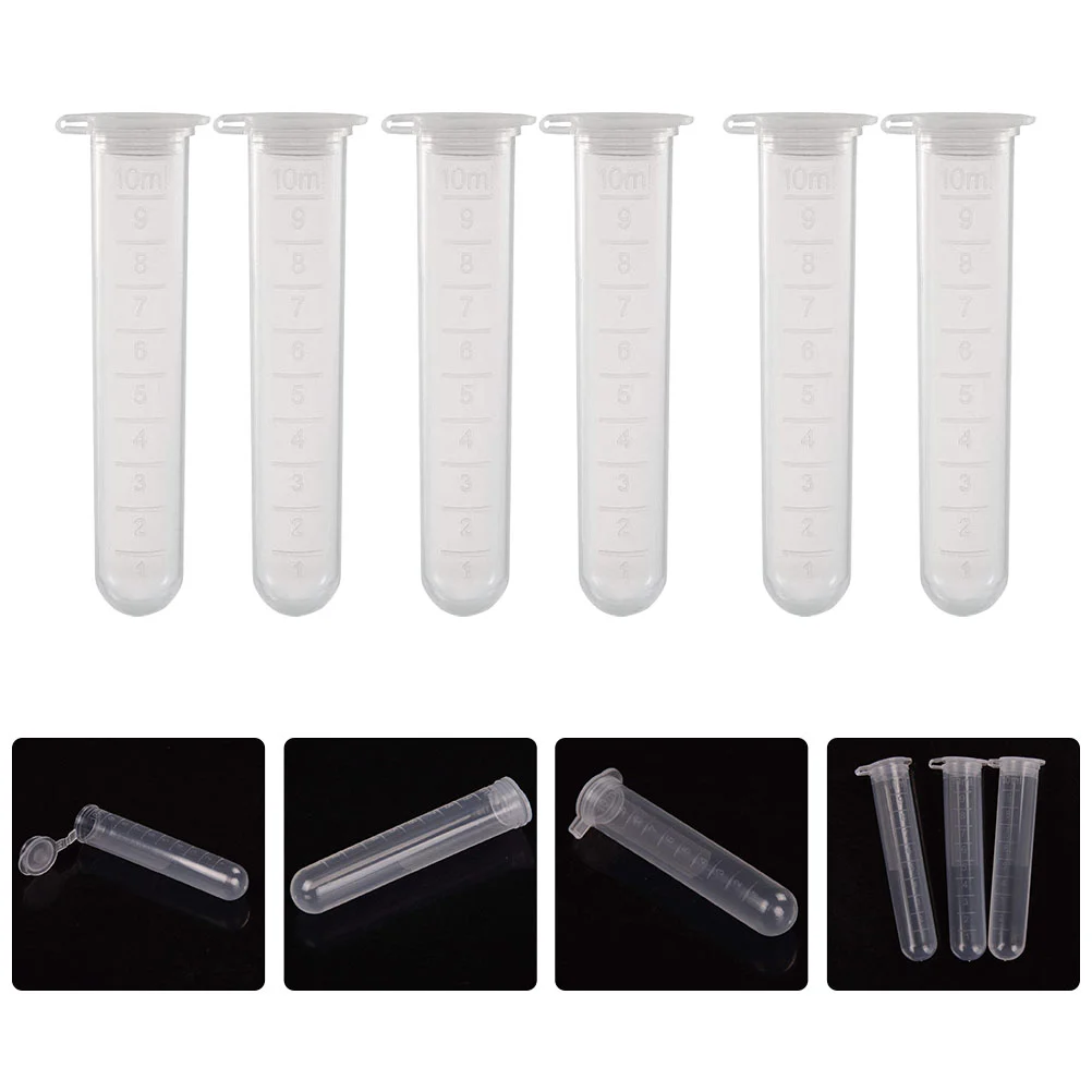 

200 Pcs Snap Cap Centrifuge Tube Experiment Centrifugal Laboratory Test Polypropylene Pp Plastic Tubes