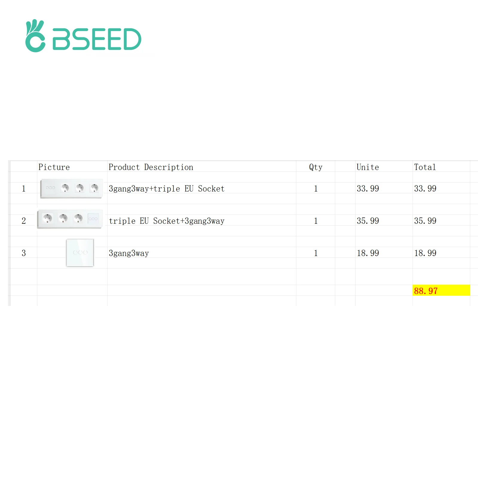 Индивидуальные продукты BSEED