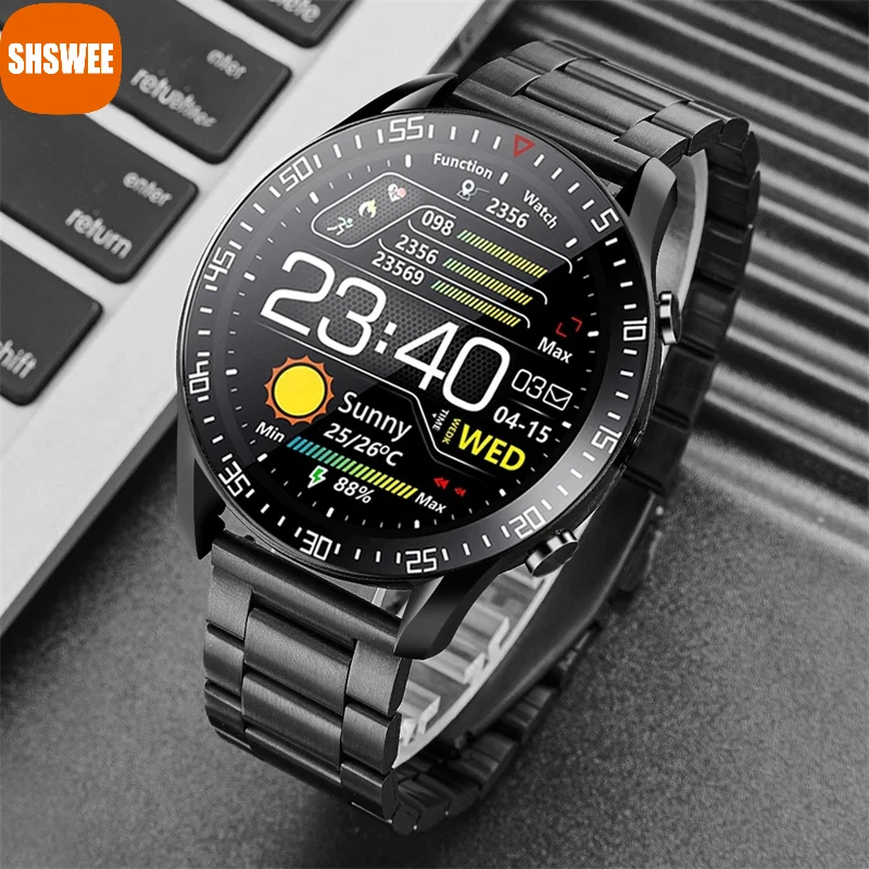 

For Xiaomi Smart watch Men Full touch Screen Sports Fitness watch IP68 waterproof Bluetooth Suitable For Android ios Smart Watch