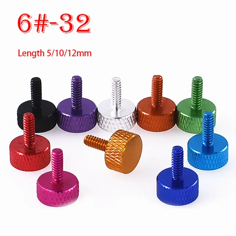 

Цветные алюминиевые винты 6 #-32UNC
