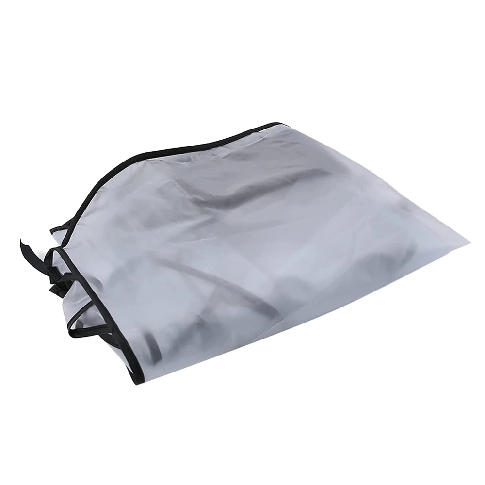 Rain Cover Hood Waterproof Clear Protection Cover With Hood For Golf Push Carts.