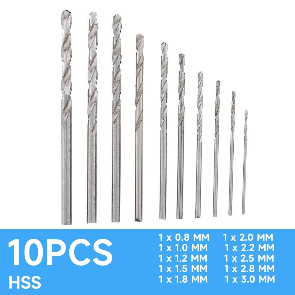 

Набор многотипных сверл, спиральные сверла 0,8-10 мм, M35, нержавеющая сталь, Hss, дрель по дереву, металлу, стеклу, деревообрабатывающий инструмент Industrail