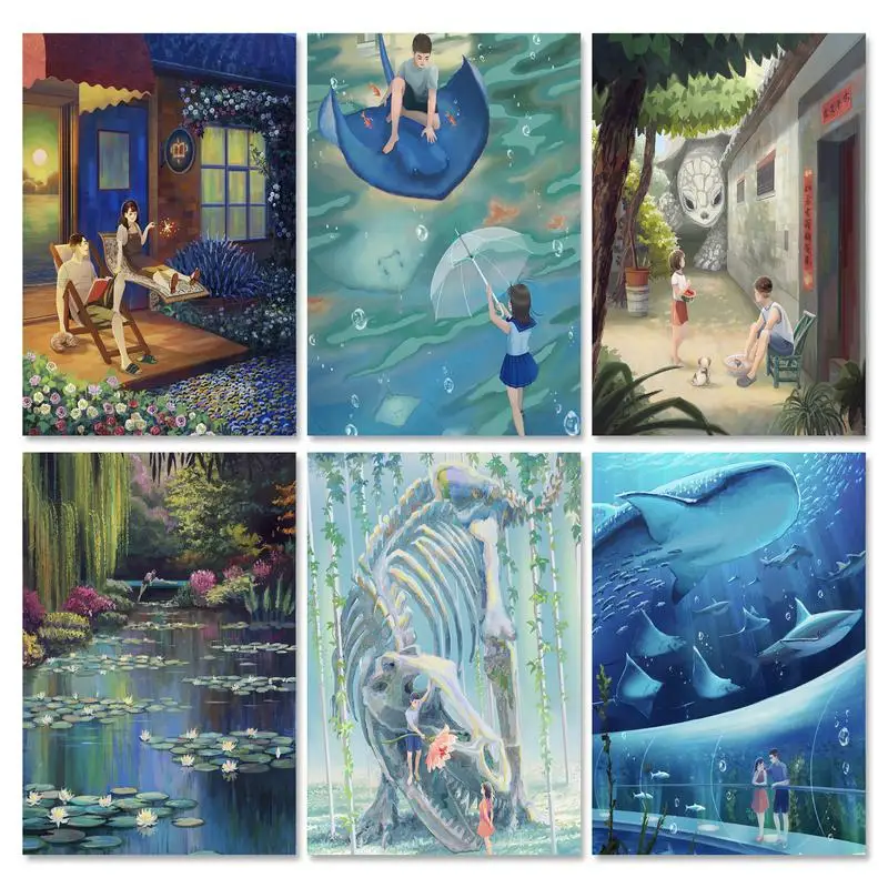 

5D DIY Diamond Painting Cartoon Series Embroidery Mosaic Picture Full Drill Cross Stitch Art Kit Living Room Decor Birthday Gift