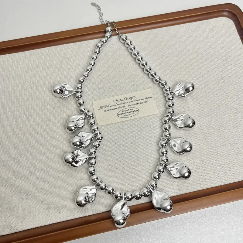 Draweye нерегулярные шарики ожерелья для женщин винтажные колье с кисточками в