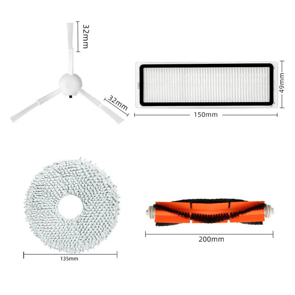 

Mop Pads Dust Bags Mian Brush For Dreame Bot L10s Pro L10s Ultra For XIAOMI Mijia Omni Roboter X10 + Vacuum Cleaner