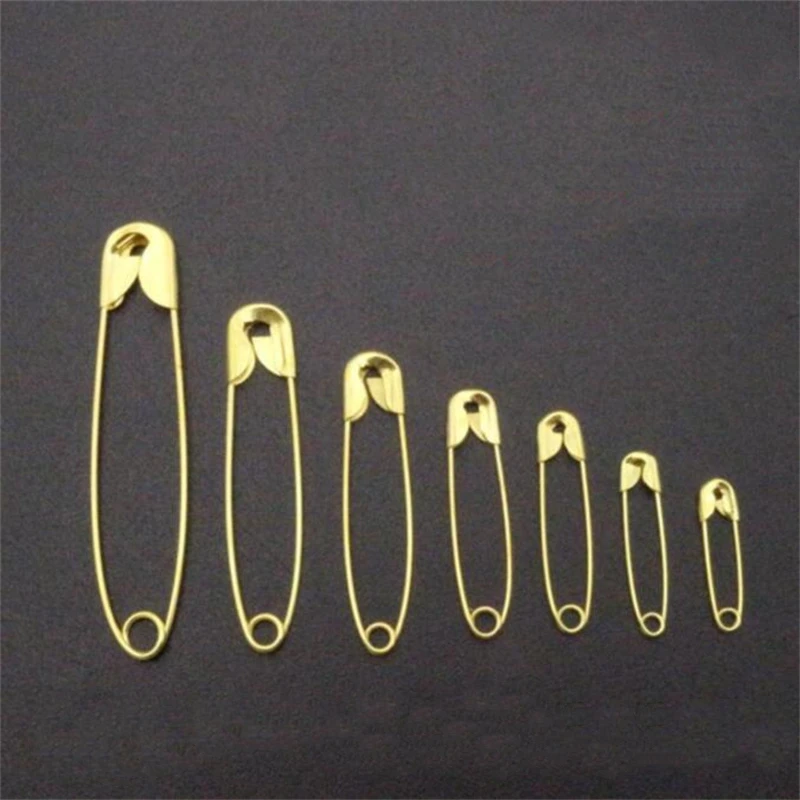 

50Pcs Silver Safety Pins DIY Sewing Tools Accessory Stainless Steel Needles Large Safety Pin Small Brooch Apparel Accessories