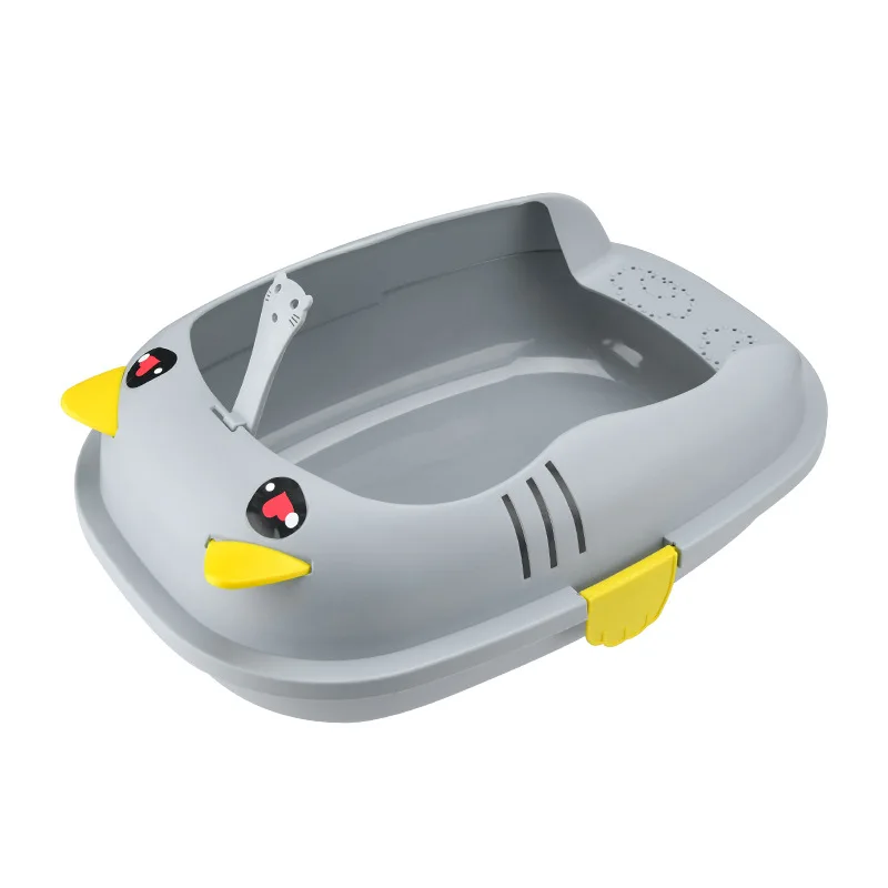 

Pets, cats, litter pots, pets, semi-enclosed, detachable, anti-splashing, litter pots, cat toilets, cat litter shovels.