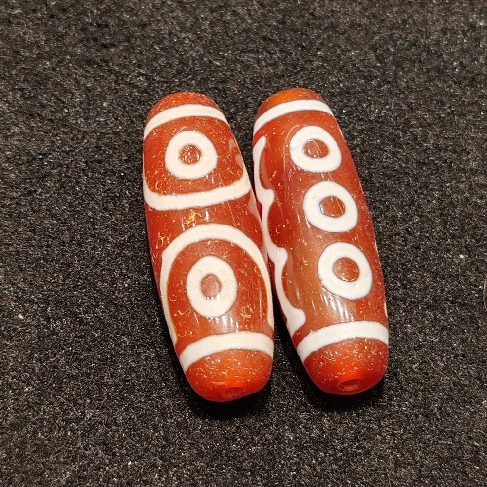 

Тибетский Тотем Агат Дзи красное мясо выветренные 5 глаз 7 глаз Tianzhu этническое ожерелье подвеска DIY Аксессуары