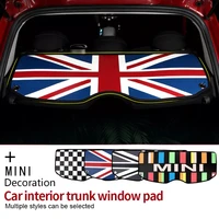 car interior trunk window pad for mini coopers one f55 f56 f60 r56 60 car styling countryman car interior decoration accessories