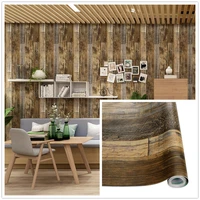 3d self adhesive wall stickers wood grain paper furniture stickers living room bedroom walls home decoration wallpapers