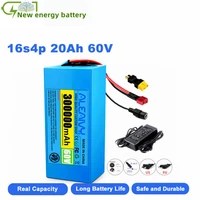 new 100 60v 20ah 21700 16s4p lithium ion li ion battery 67 2v 1000w 2000w rechargeable electric e bike bicycle scooter pack