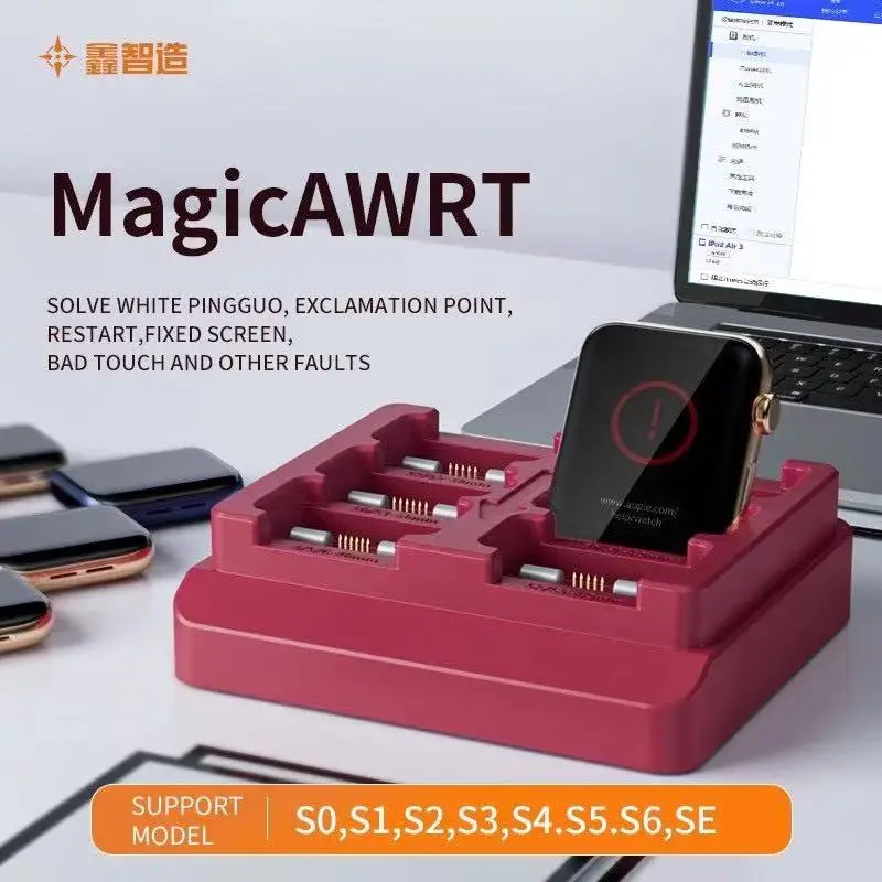 

MagicAWRT 6in1 iBus Magic AWRT Adapter Restore Tool for Apple Watch S1 S2 S3 S4 S5 S6 38mm 42mm 40mm 44mm Restore Tool