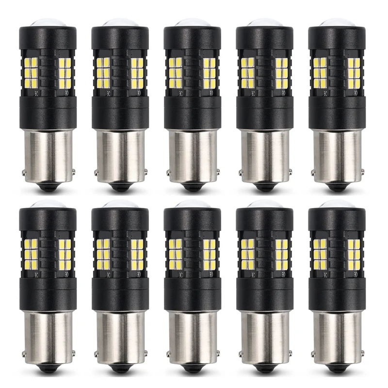 

100 шт. 1156 BA15S P21W LED BAU15S PY21W BAY15D светодиодный ная лампа 1157 P21/5W R5W 3030 SMD 21 Светодиодная автомобильная лампа, автомобильная светодиодная лампа 12 в-24 ...
