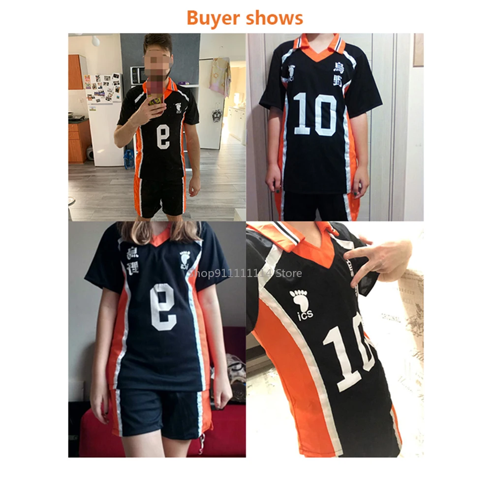 Аниме Haikyuu! Женский костюм для косплея Karasuno униформа старшей школы соревнований
