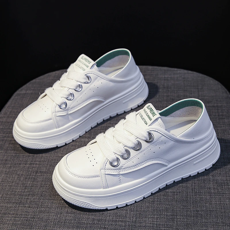 

High Heel Sneaker Fmme Platform Wedges Lady's Sneaers Women Fashion Shoes Trening Zapatos De Mujer Casal Bajos Fashion All-match