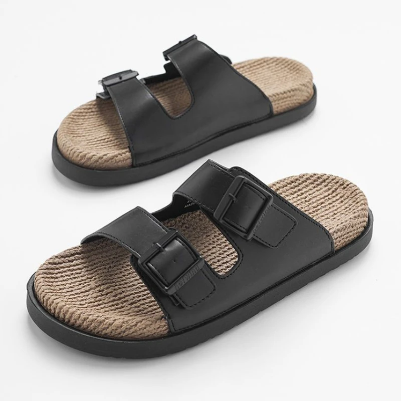 

Summer woman Birken Men Sandal stock Arizona Sandals Flats Cork Slippers Casual Shoes Fashion Leather Buckle Beach Slides