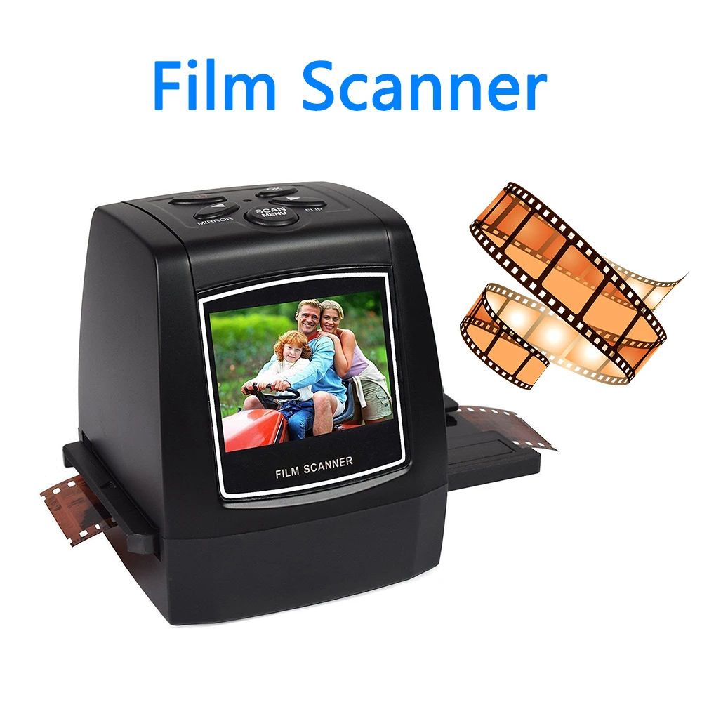 

MINI 5MP 35mm Negative Film Scanner Negative Slide Photo film Converts USB Cable LCD Slide 2.4" TFT Screen Digital Photo Scanner