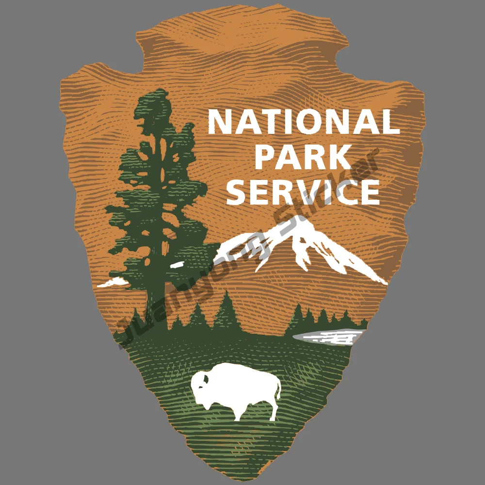 

National Park Service Arrow Head Vinyl Sticker Car Truck Window Decal Yosemite Bodywork Windshield Suv Decoration Auto Stickers