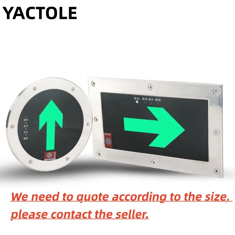 

YACTOLE monochromatic brightness Indicating floor tile lamp High compression resistance lights for Large squares parks walkways
