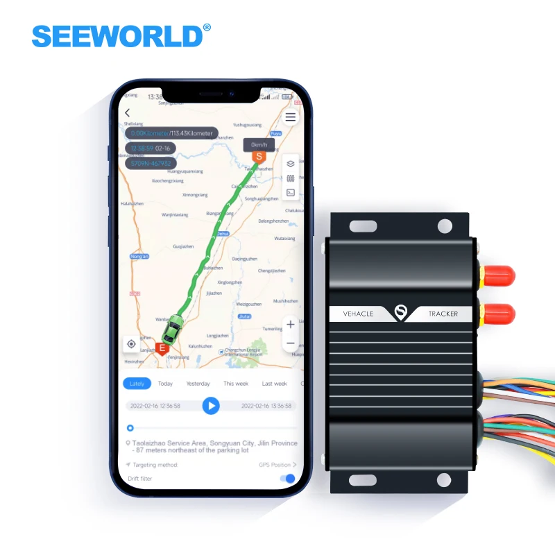 SEEWORLD S208 Hot Style Car GPS Tracking Accurate Remotely Engine Stop Function ACC Vehicle Tracker Device