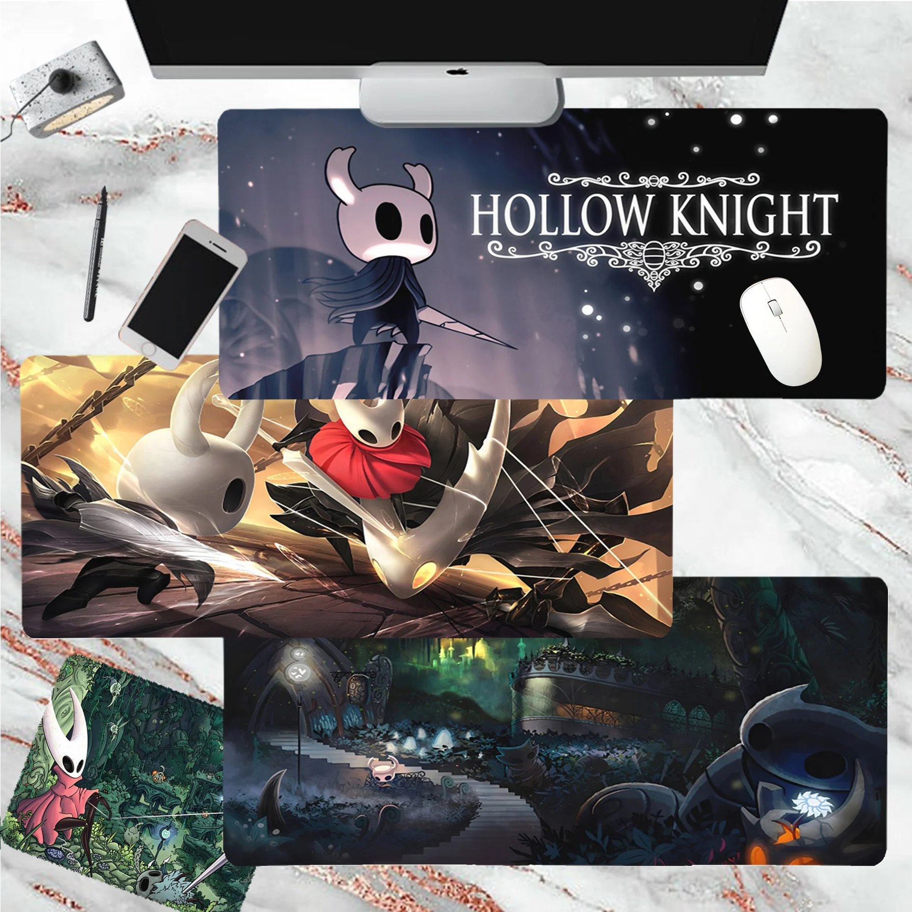 

Hollow Knights Mousepad High Quality gamer play mats Mousepad Size for Game Keyboard Pad for Gamer