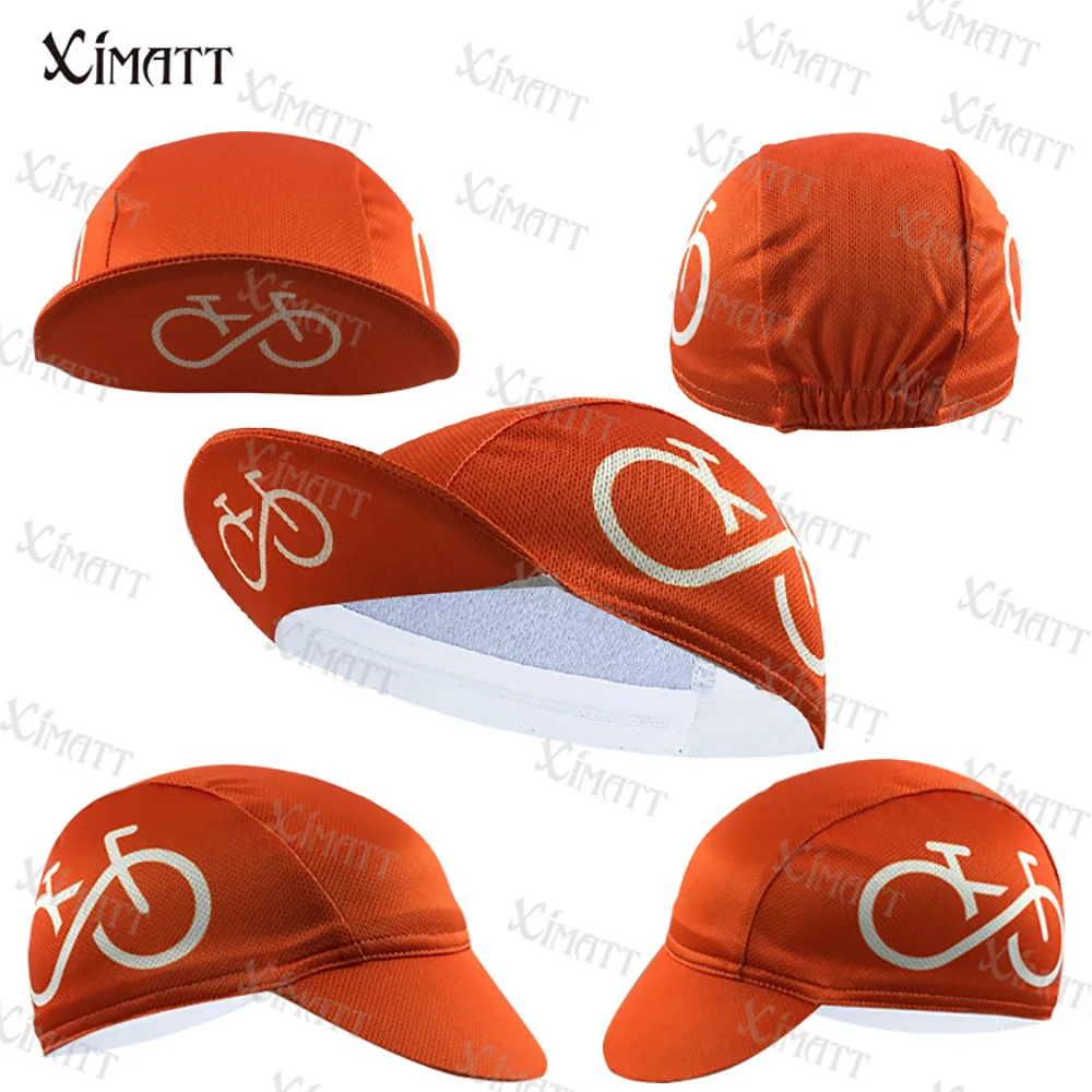 Классические оранжевые велосипедные шапки XIMATT из полиэстера необходимое