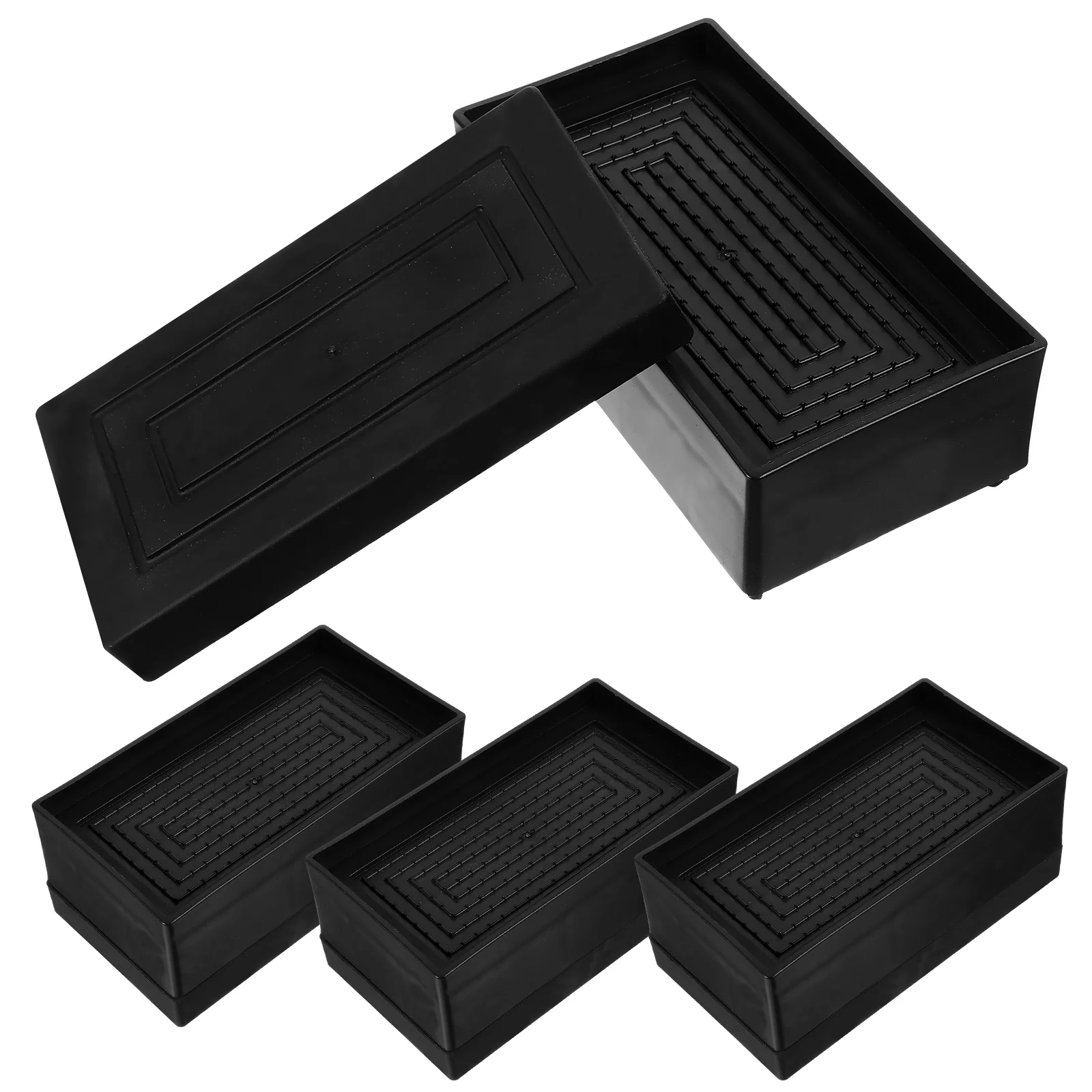 

4pcs Furniture Risers Nonslip Sofa Feet Risers Table Raisers Pads Couch Raisers Chair Bed Raisers