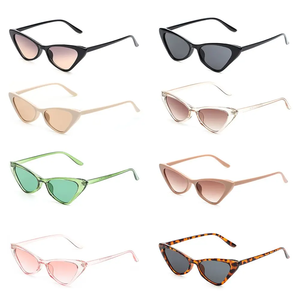 

Fashion Streetwear UV400 Small Frame Cat Eye Retro Sunglasses Sunglasses for Women Eyewear