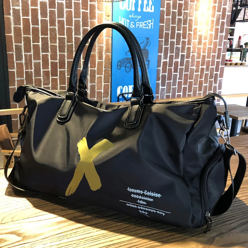 Web celebrity boarding package bag men and women mobile short duffel bag mass movement of dry wet depart gym bag