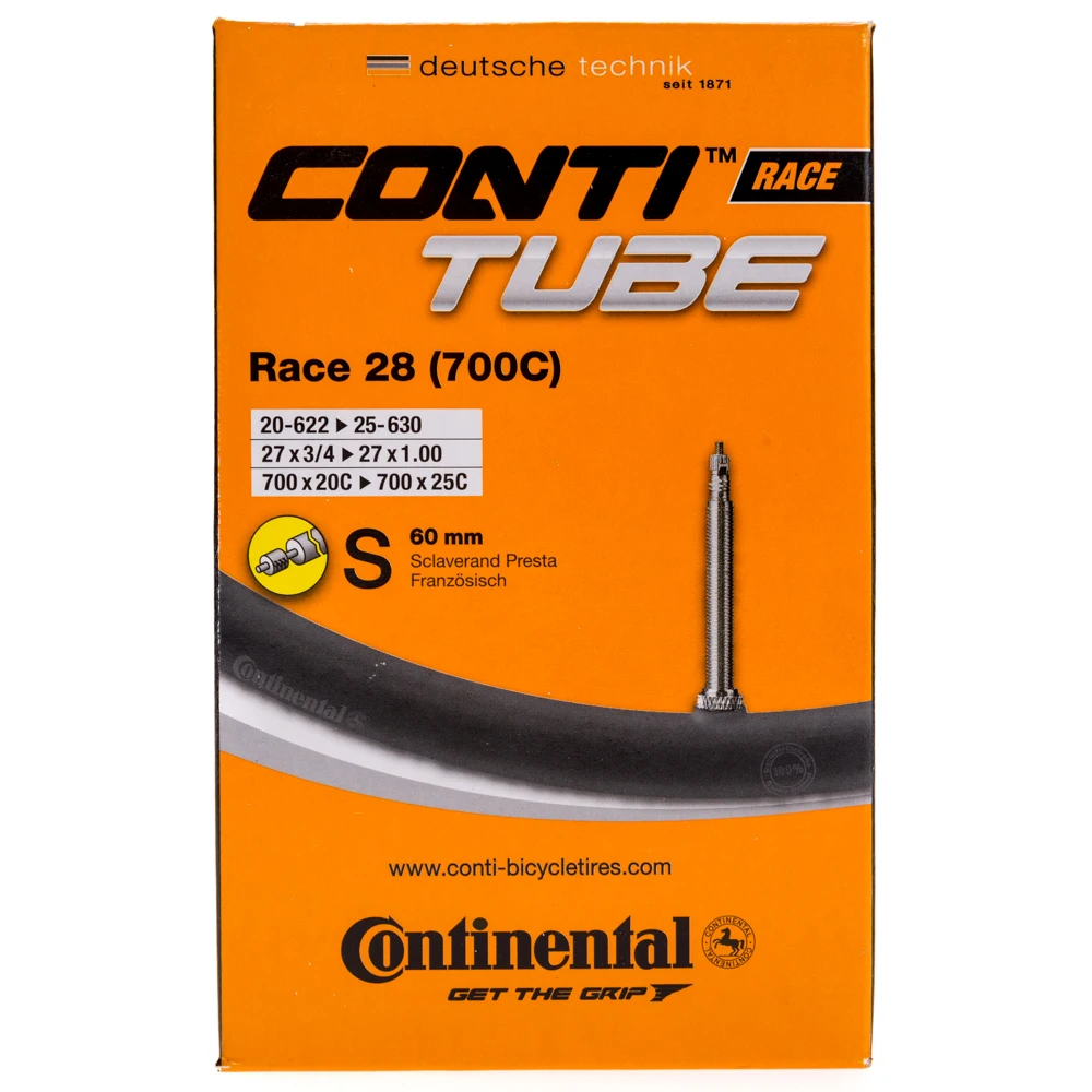 Pаспродажа Внутренняя трубка для гоночного велосипеда 700C Continental CONTI 700 × 20C-700 × 25C 42 мм/60 мм/80 мм, внутренняя трубка для дорожного велосипеда 700c