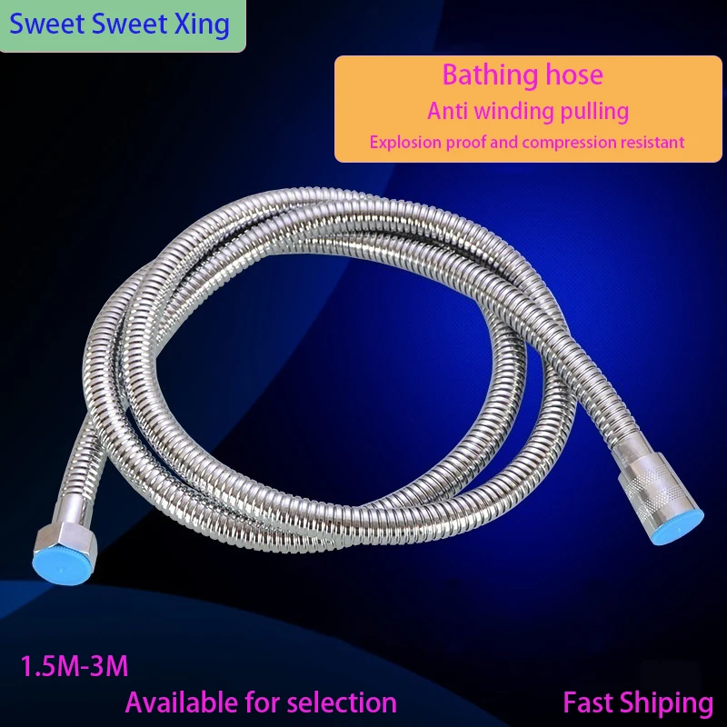 

Water Heating Hose, Shower Hose, Stainless Steel Encrypted Explosion-proof Shower Nozzle, Water Pipe Nozzle Connection Fitting