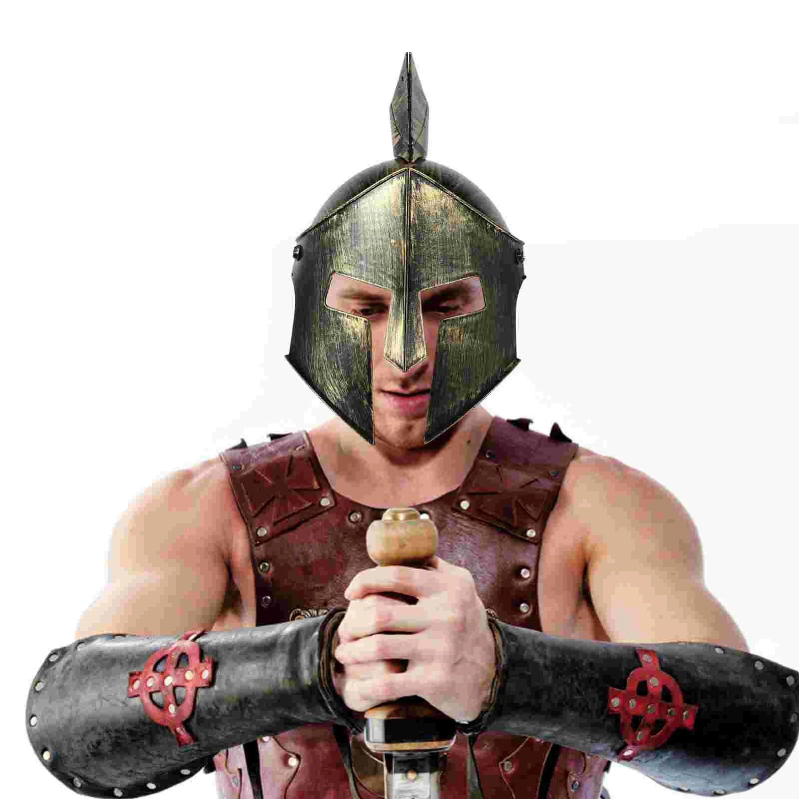 

Roman Knight Cosplay Retro Style Gladiator Adult Medieval Hat