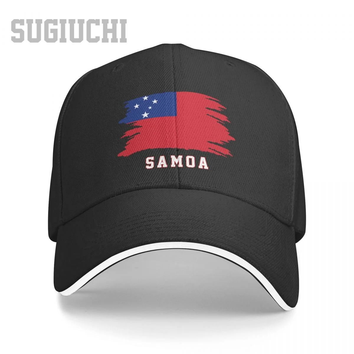 

Unisex Sandwich Samoa Flag Samoans Baseball Cap Men Women Hip Hop Caps Snapback Golf Hat Fishing
