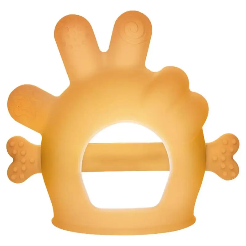 

Palm Baby Teething Toys Palm Silicone Teething Toys For Teeth Beginning Food Grade Silicone Teethers For Babies 6 Months