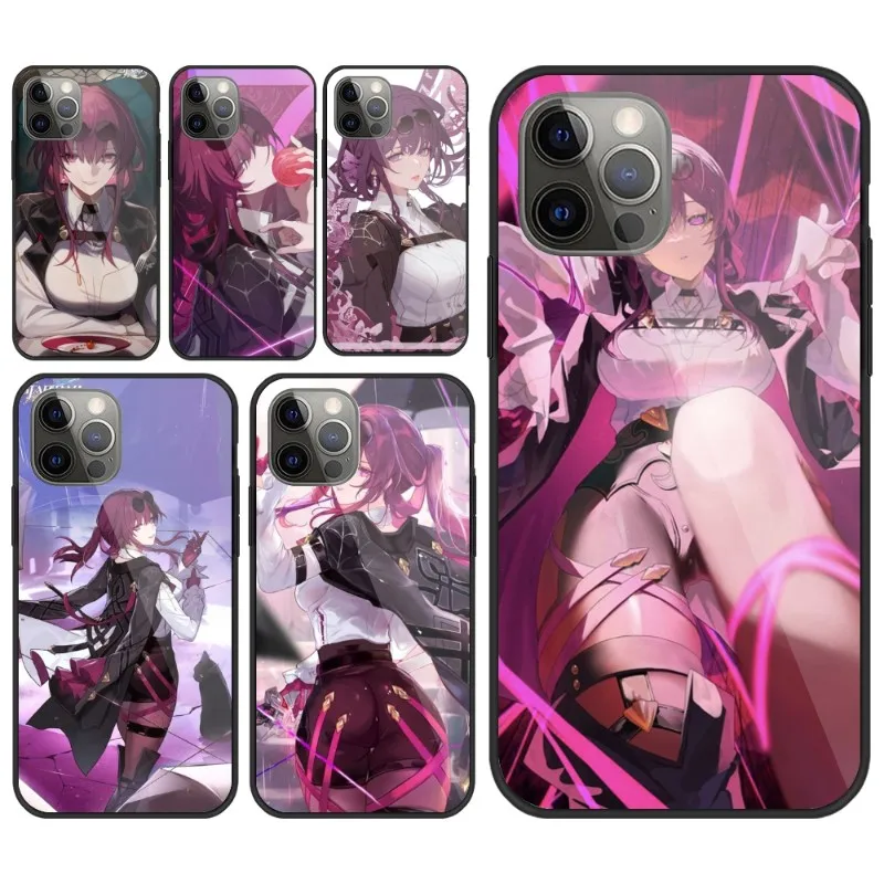 Чехол Honkai для сотового телефона с изображением звезды рельса Кафка iPhone 15 14 13 12 11 XS