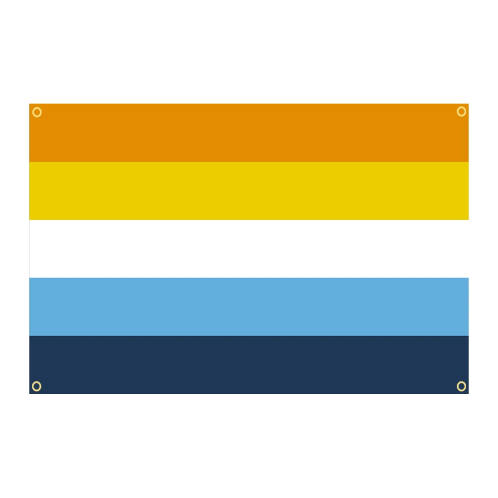 

Флаг Aroace 3x5 футов, флаг Poly Rainbow