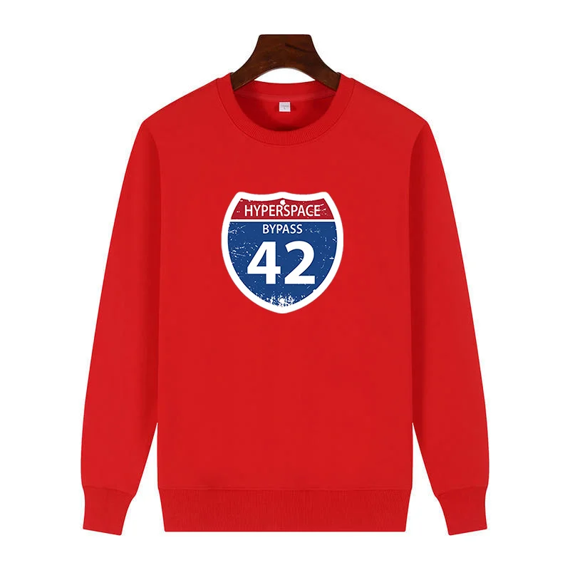 Хлопковый толстовка с капюшоном Hyperspace Douglas Adams