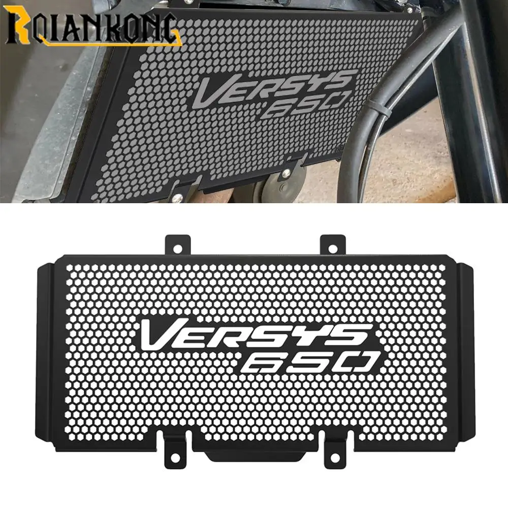 

For Kawasaki Versys 650 2010 2011 2012 2013 2014 Versys650 Motorcycle Radiator Guard Cover Grille Protector VERSYS-X 300 2018-23