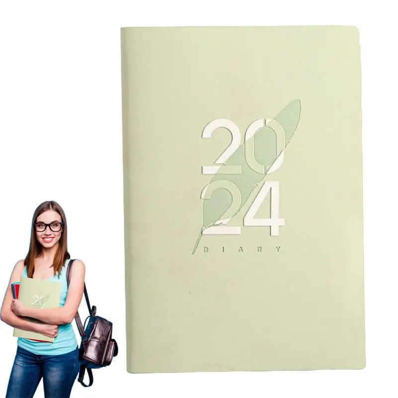 

2024 Agenda Planner Per Page From Jan 2024 To Dec 2024 Daily Planner Thick Paper Productivity Daily Planner With Monthly Tabs