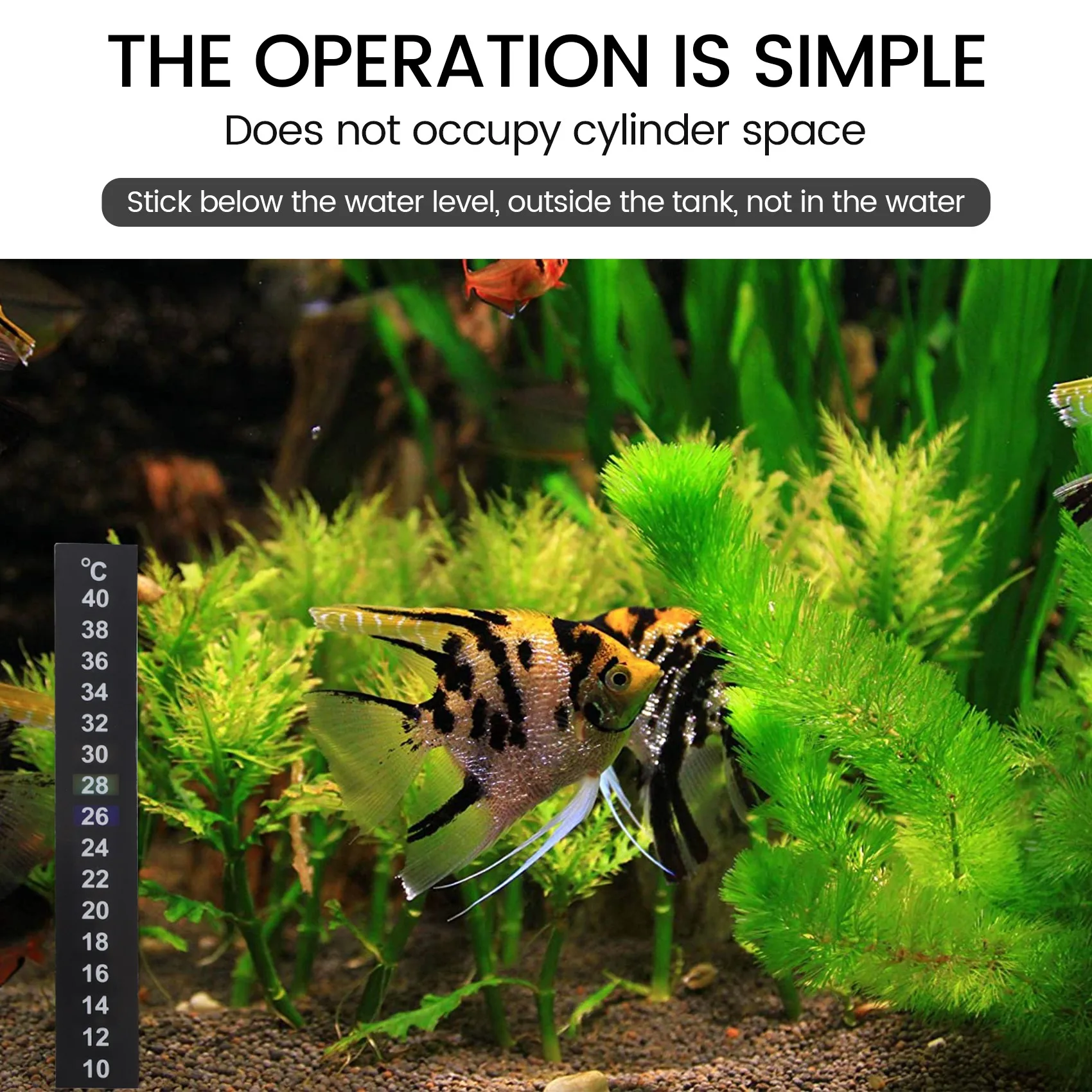 12 шт. портативный термограф для аквариума