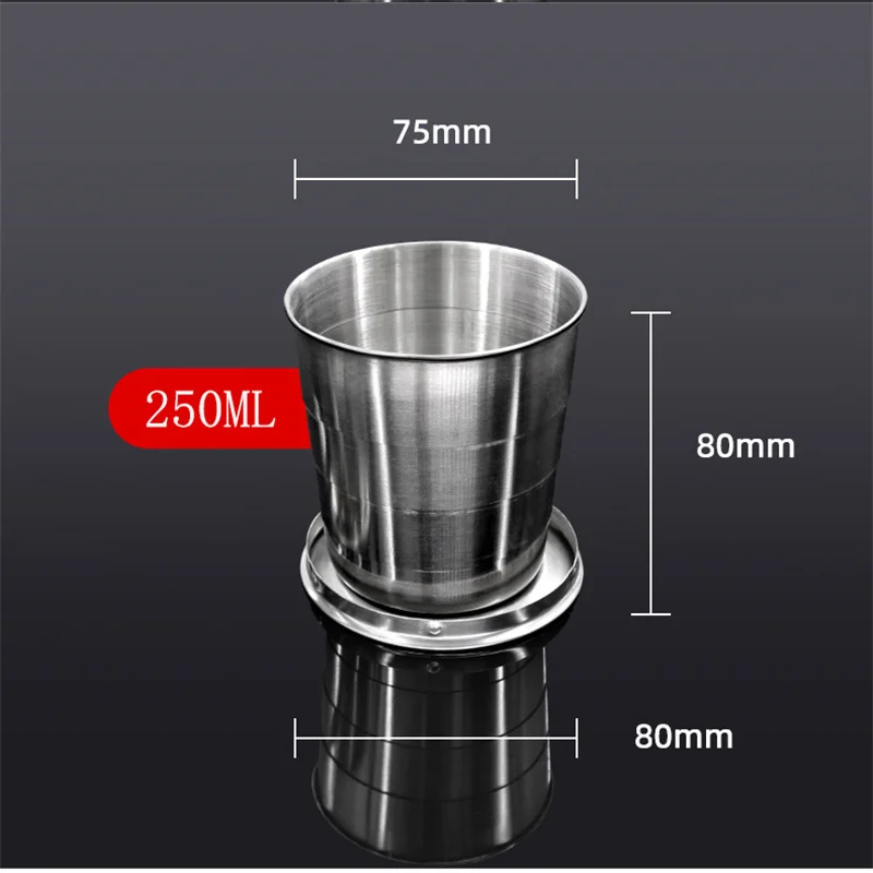 

Складная чашка из нержавеющей стали