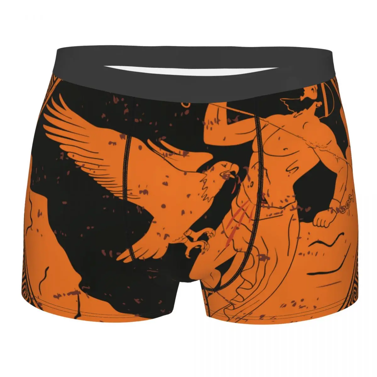 

Boxer Men Underpants Ancient Greek God Prometheus With Fire Men's Panties Shorts Breathable Mens Underwear Briefs Sexy Boxers