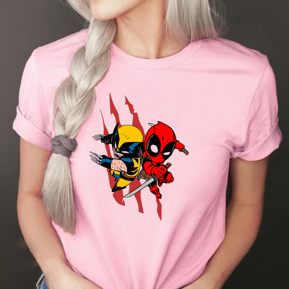 Футболка Мужская/Женская классическая с круглым вырезом и супергероем из фильма