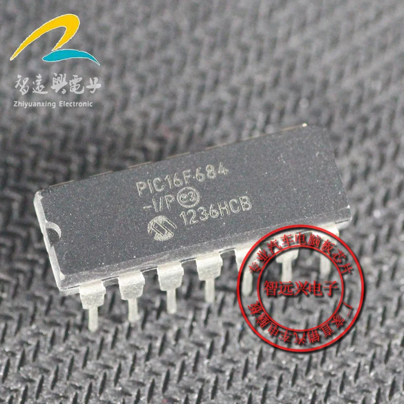 

Free shipping PIC16F684-I/P DIP14 10PCS