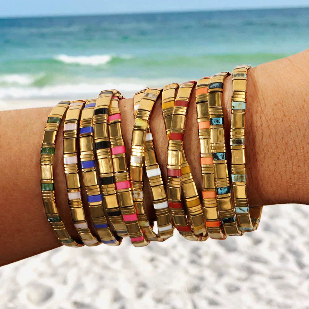 Go2boho Радужный браслет Миюки Тила