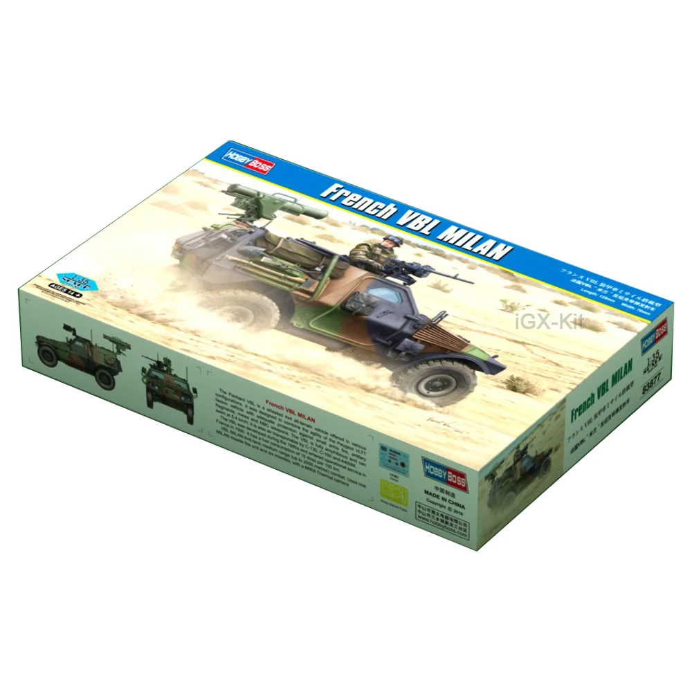 Hobbyboss 83877 масштаб 1/35 французский бронеавтомобиль VBL хобби ремесленная игрушка