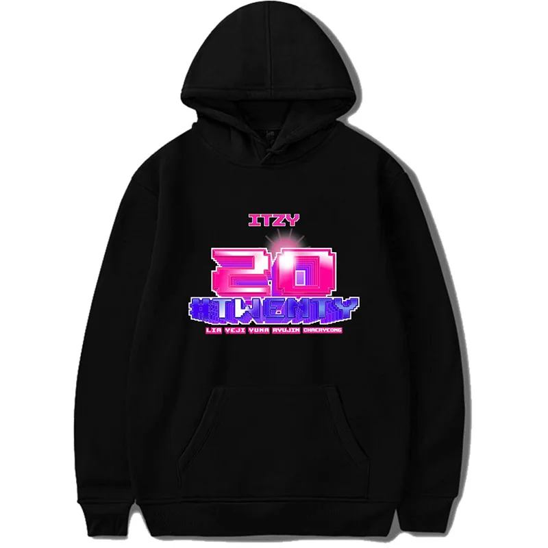 

ITZY Twenty Hoodies Sweatshirts Kpop Autumn Winter Hoodies for Men Women