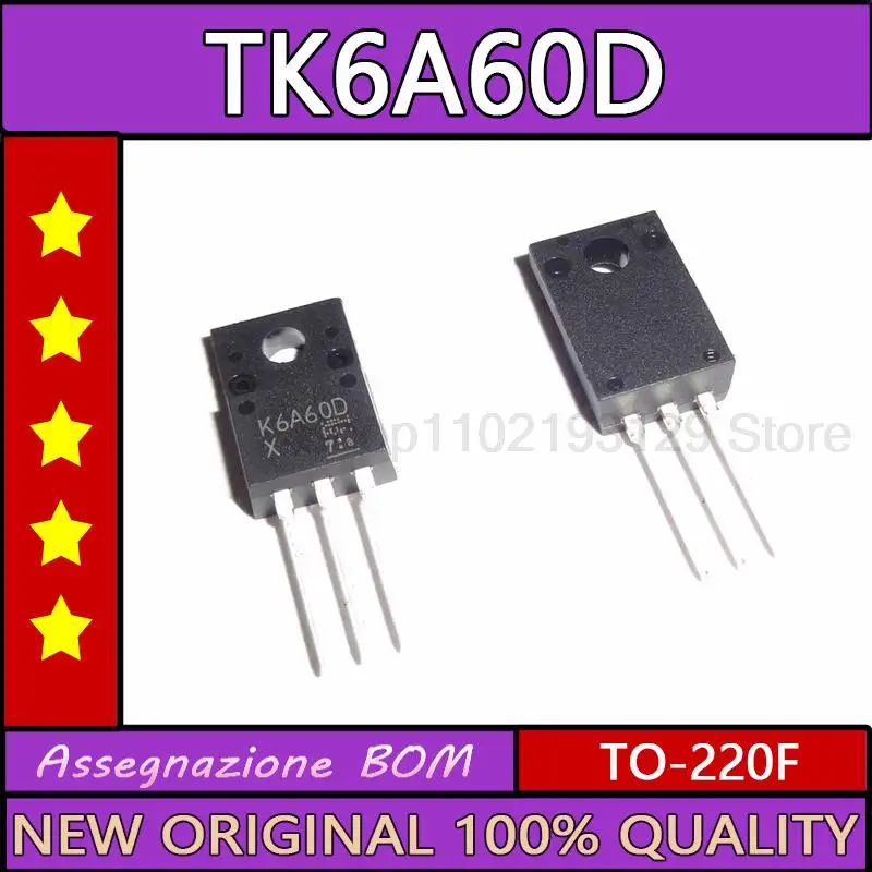 

10 шт./лот K6a60d FET 6A 600V совершенно новый импортный tk6a60d